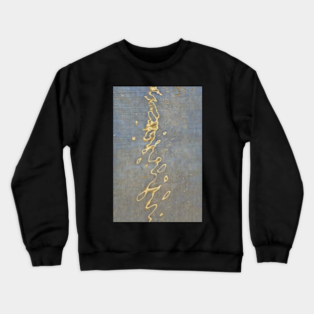 Liquid Gold Crewneck Sweatshirt by AlexaZari